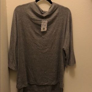 Mock turtleneck sweater